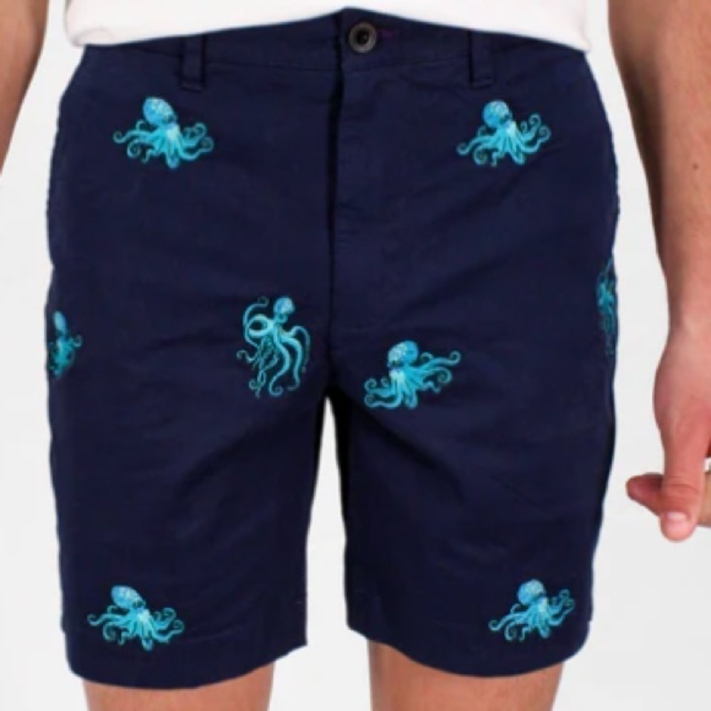 Lords Of Harlech NWT Edward Lux Blue Shorts 34 Academia Golf Tennis Prep Preppy - Picture 4 of 16